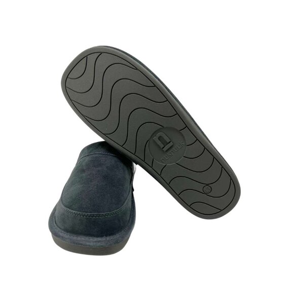 Nuknuuk Men's Charcoal Leather Slippers / Various Sizes - Picture 6 of 6
